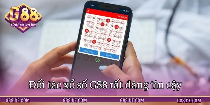 Đối tác xổ số G88 nổi danh uy tín